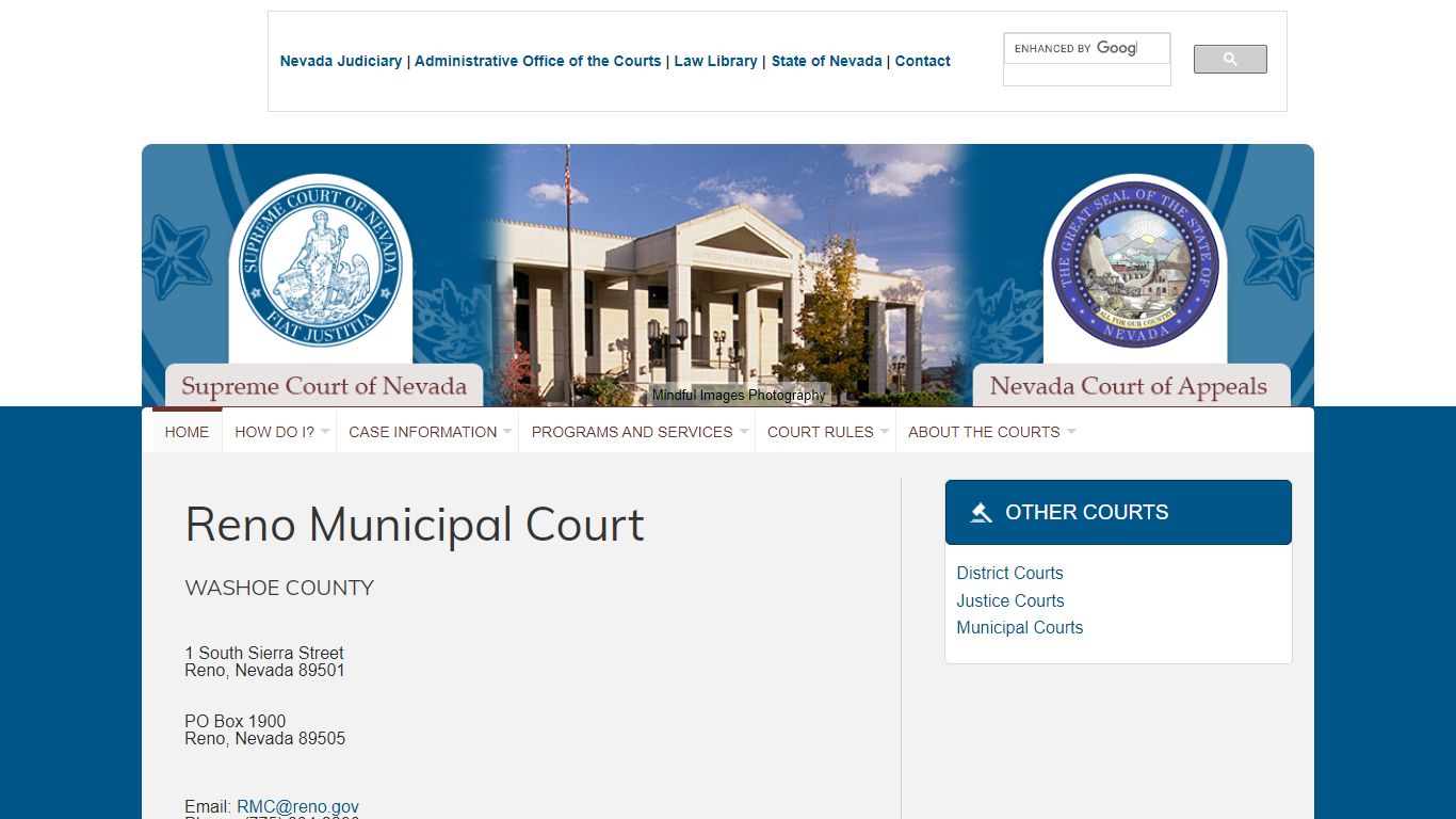 Reno Municipal Court - Nevada Judiciary